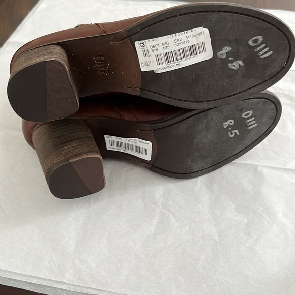 Frye Addie Double Zip Leather Booties - Picture 15 of 16